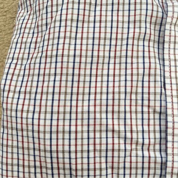 Forsyth Cream Multicolor Checkered Long Sleeve Dress Shirt - Picture 5 of 9